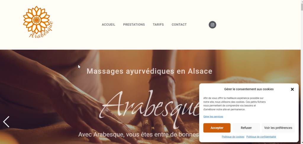site développé par lisiscoding-création de sites web -Strasbourg